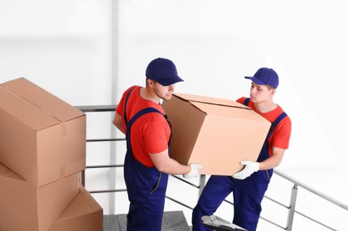 Efficient and tidy office storage arrangement in Feltham