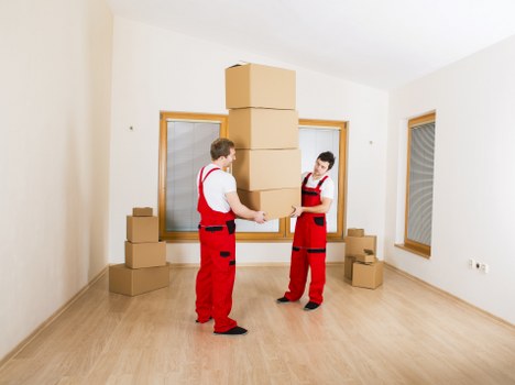 Household items packed for mobile storage in Feltham