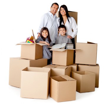 Packed furniture prepared for long-term storage in Feltham
